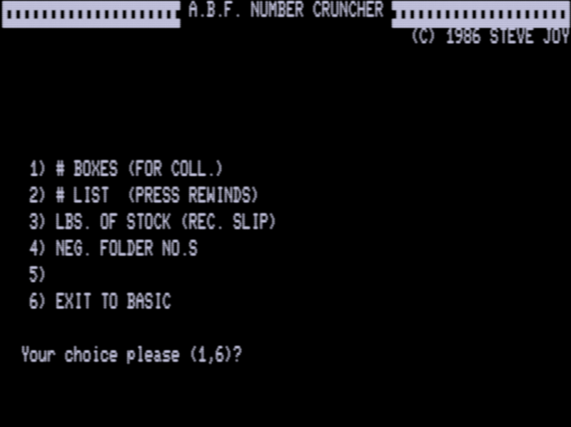 Screen shot